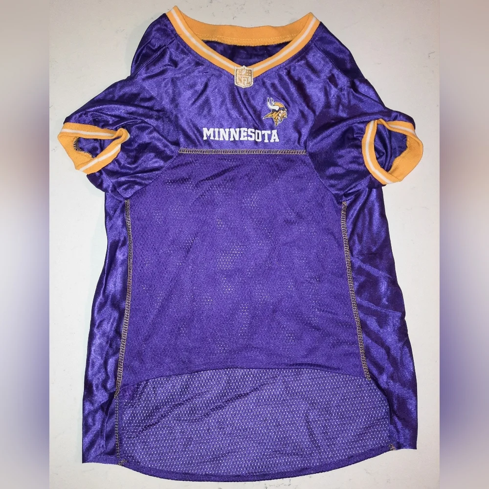 NFL Minnesota Vikings Purple and White Dog Jersey